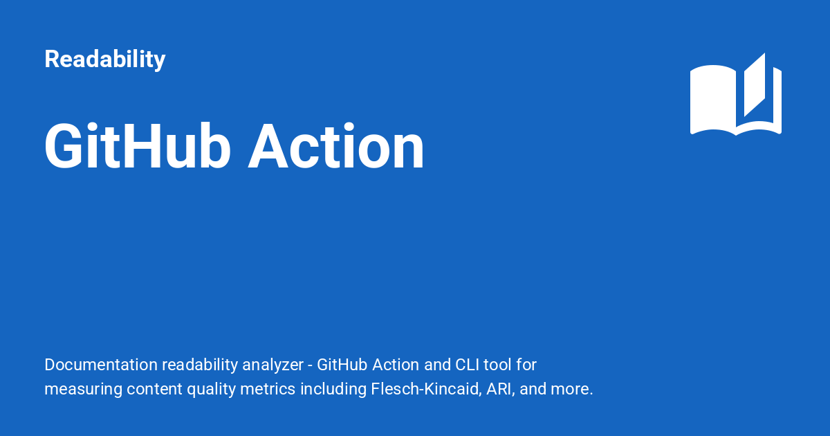 GitHub Action - Readability
